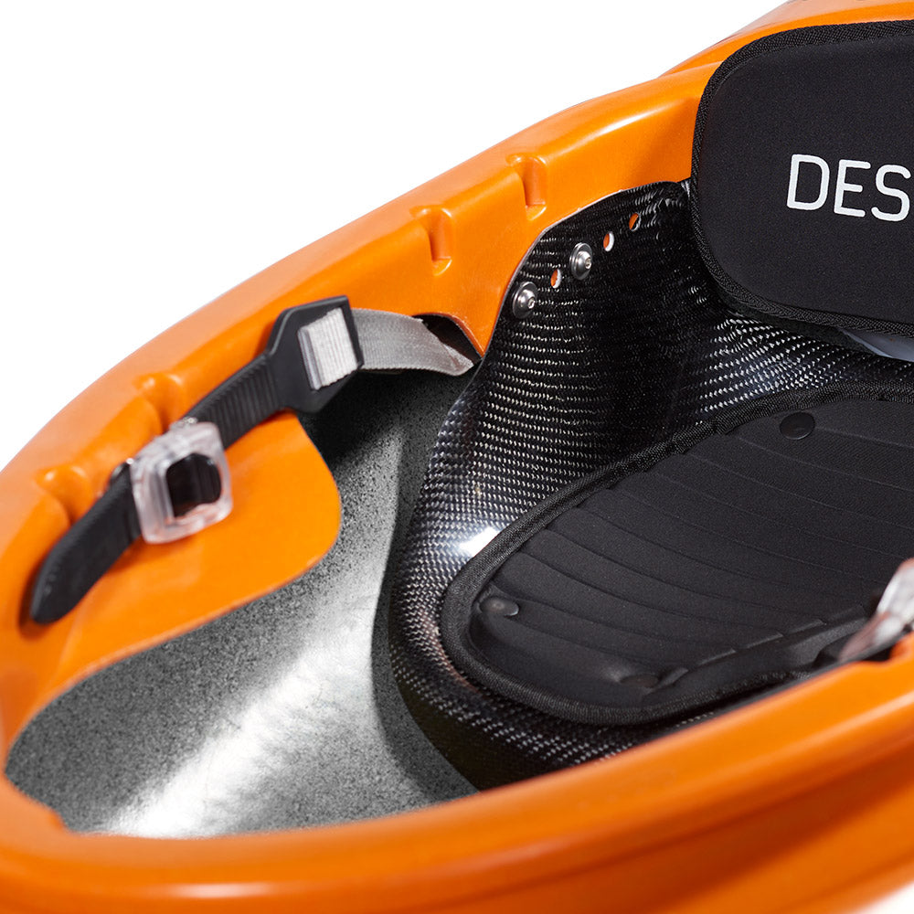 Design Kayaks Awesome has a lightweight carbon seat