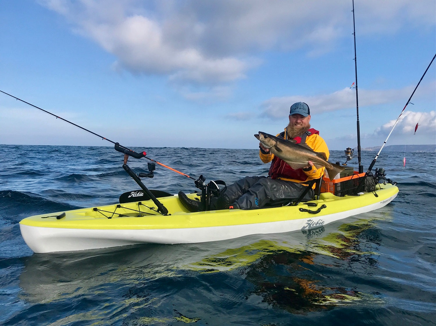 Catching fish on a Hobie Passport 12.0