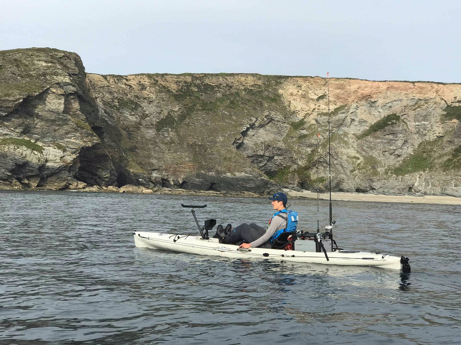 Pedalling on a Hobie Revolution 16
