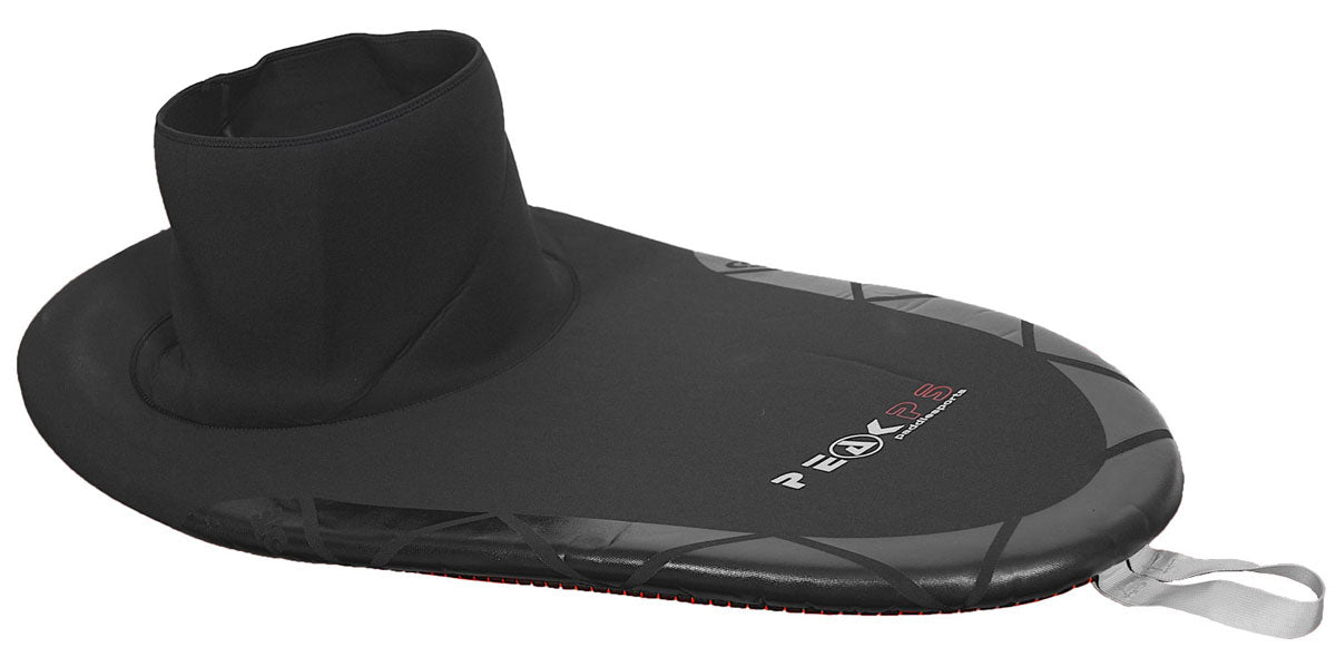 The Peak PS Standard Neoprene Spraydeck with logo and latex reinforcing.