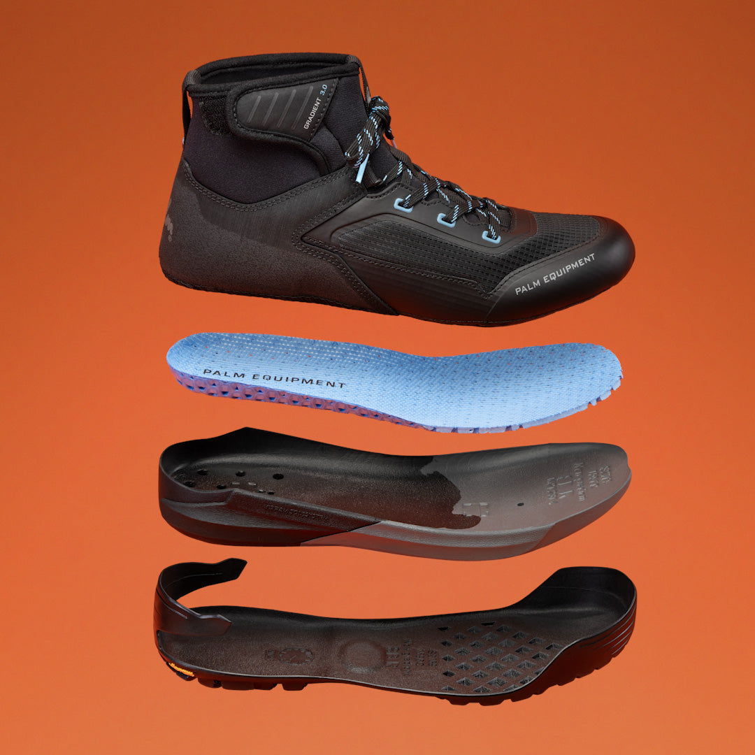 Palm gradient 3.0 Boot showing build up and layering