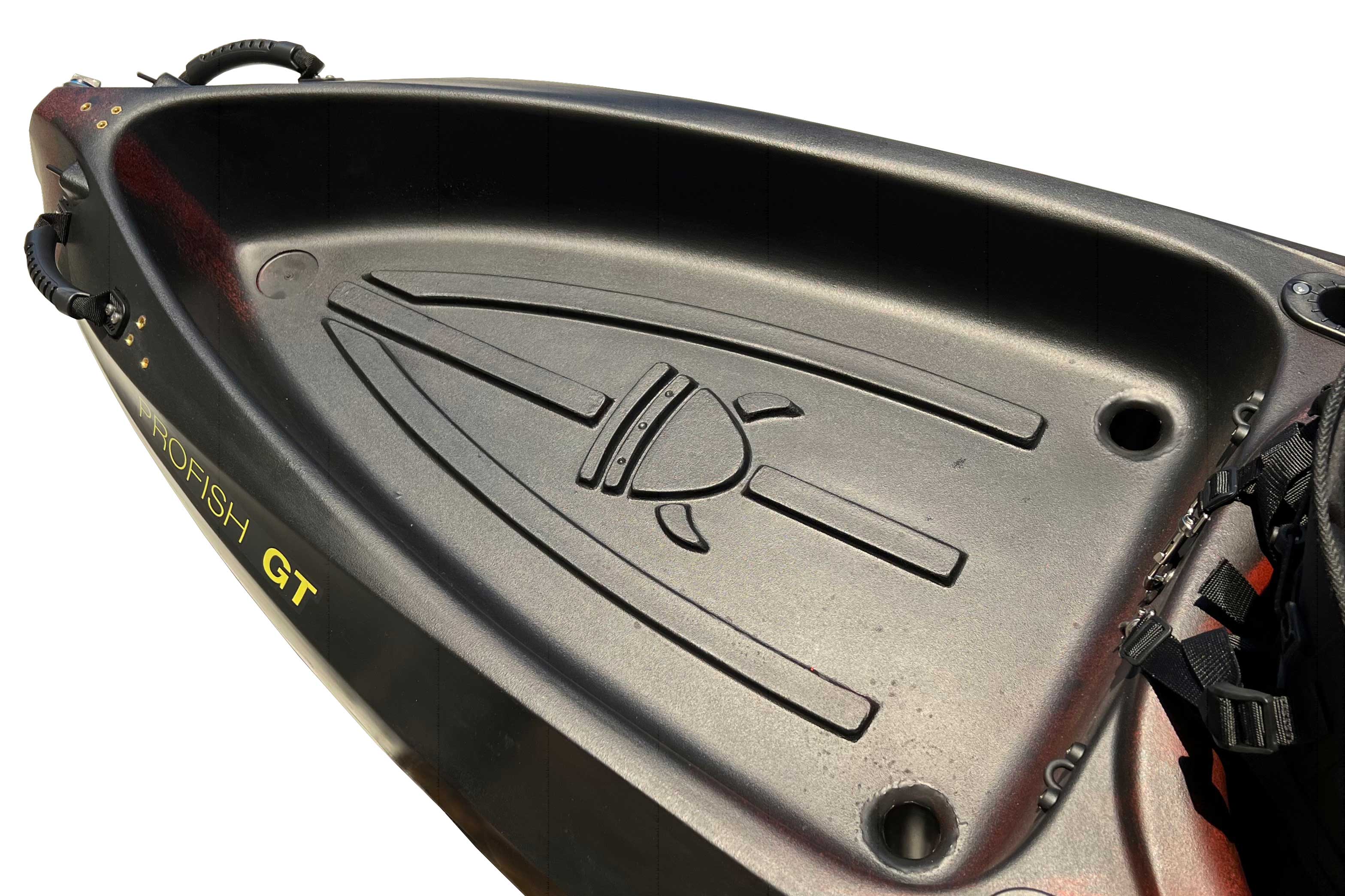 Spacious stern (rear) tankwell on the Viking Kayaks Profish GT with ChillPod compatibility