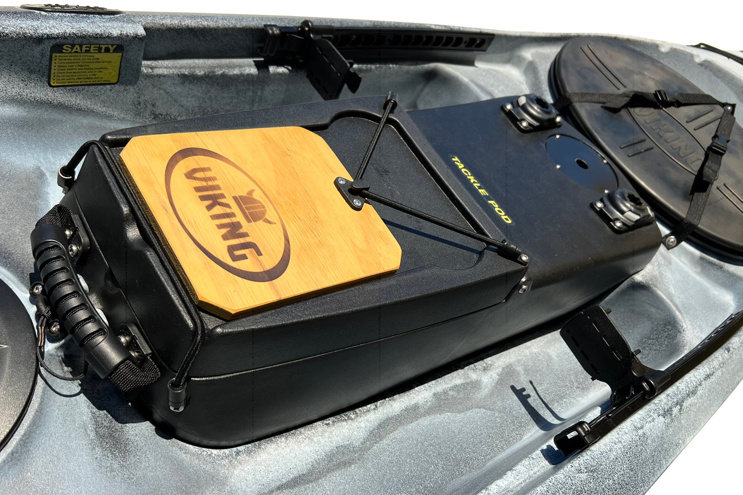 Viking Profish Reload removable tackle pod with Railblaza Starport