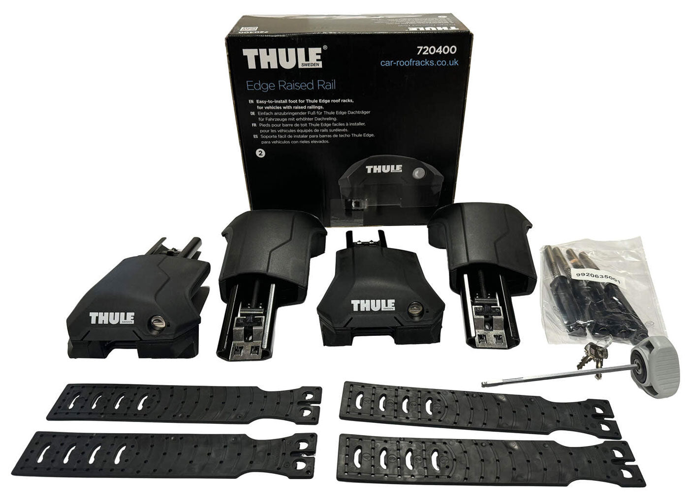 Thule 7204 Edge Raised Rail Clamps