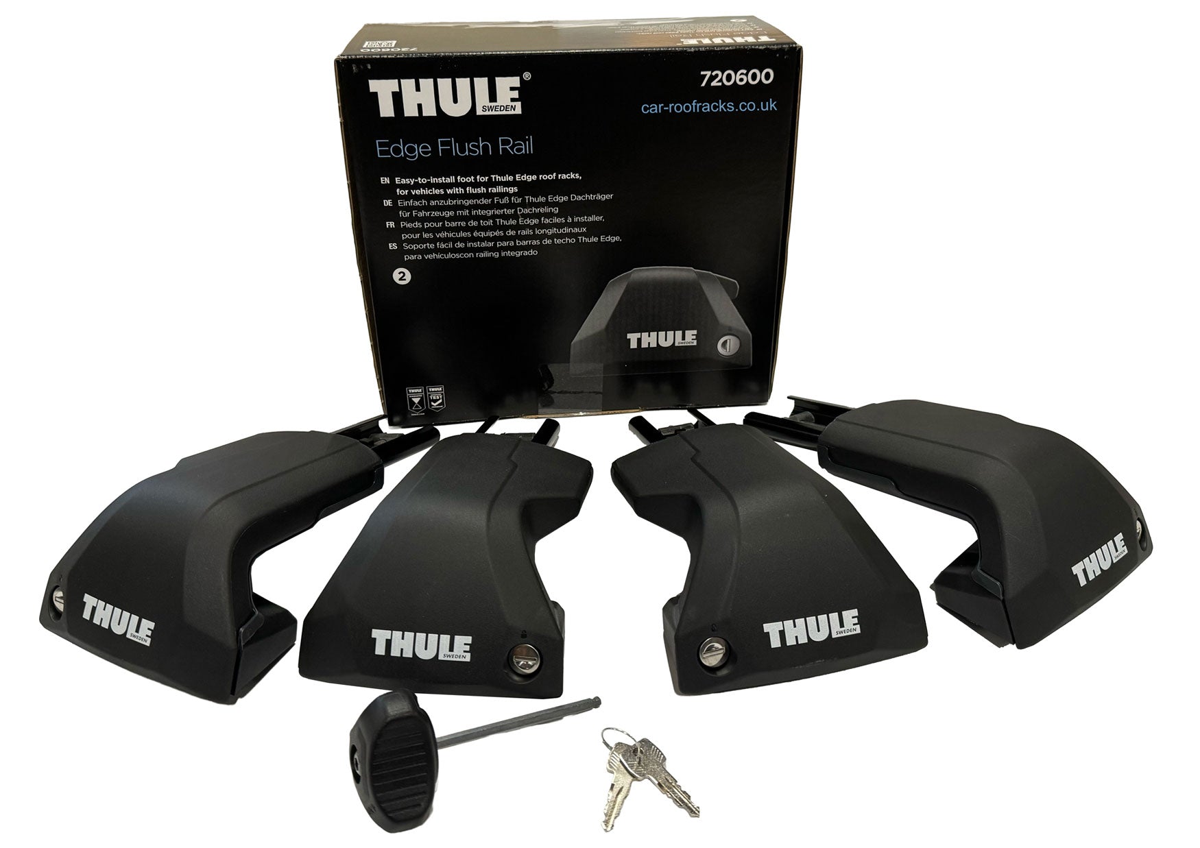 Thule 7206 Edge Flush Rail Foot Pack