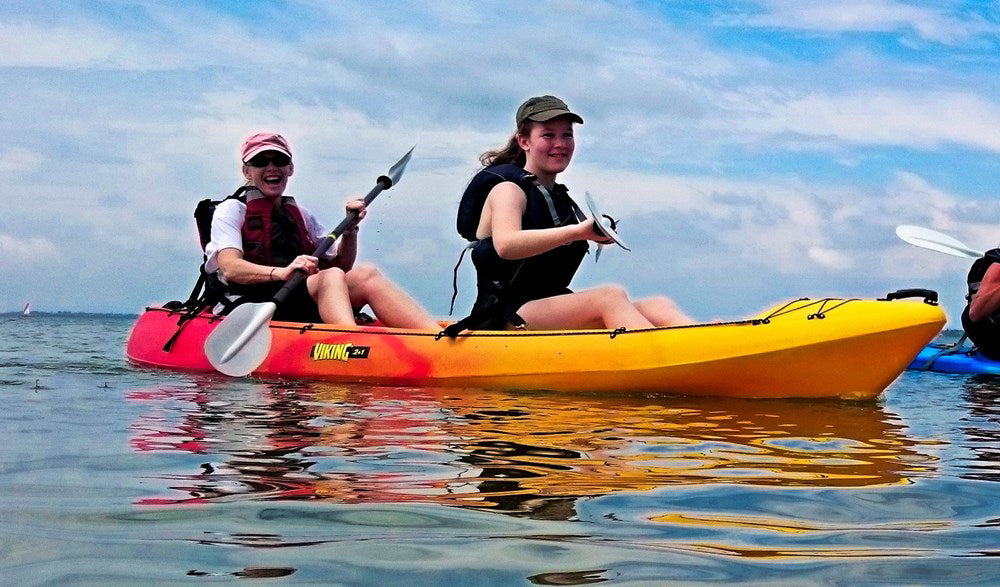 Viking Kayaks 2 plus 1 great for tandem or solo paddling
