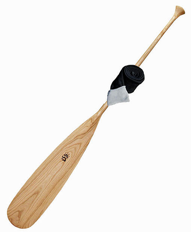 Badger's BadgerTail wooden Canoe Paddle for deep water touring