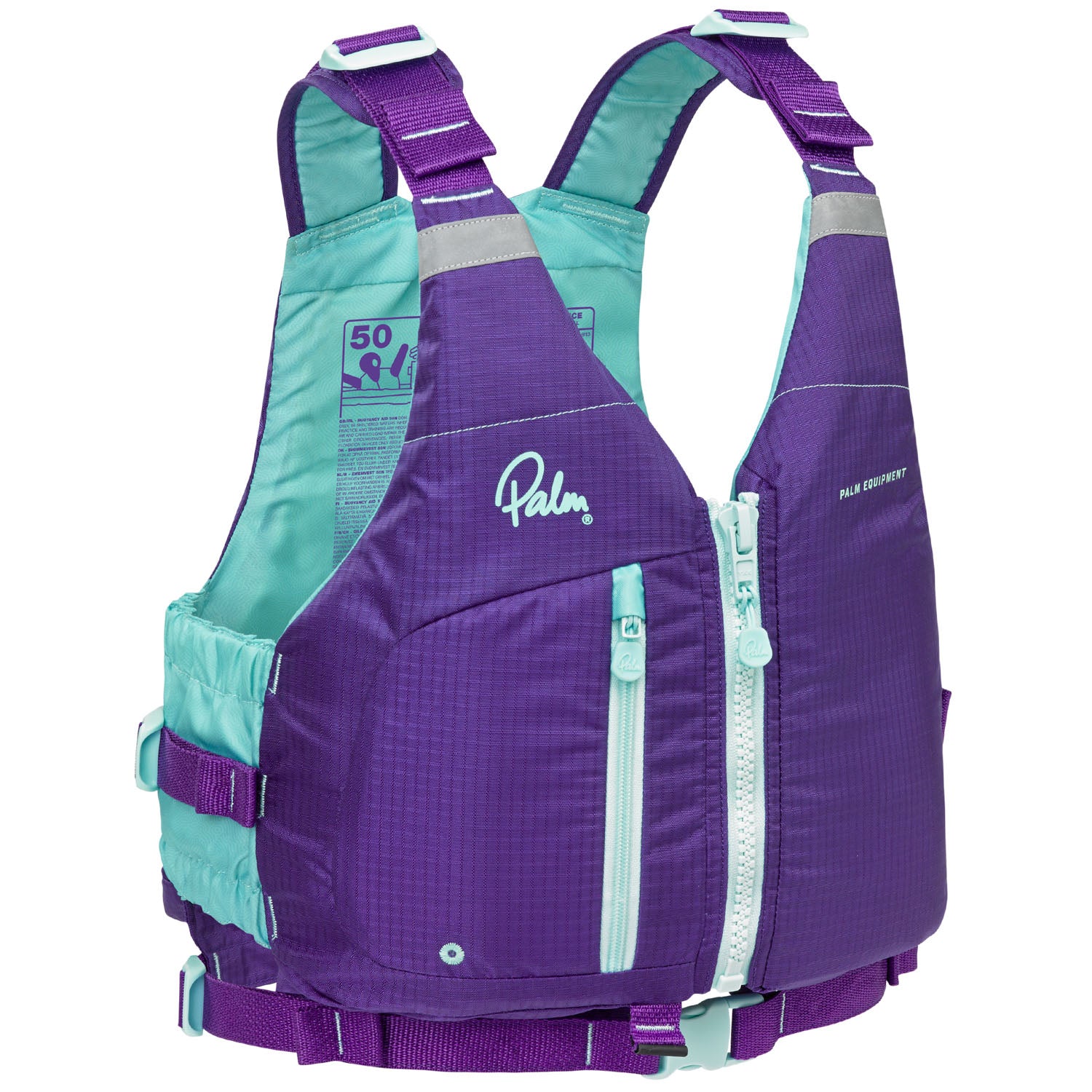 Palm Meander Womens Buoyancy Aid in Purple