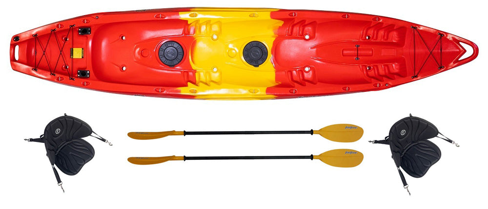 Feelfree Corona in Red Yellow Red showing Deluxe Package