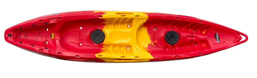 Feelfree Gemini Sport as Kayak Only in Red Yellow Red