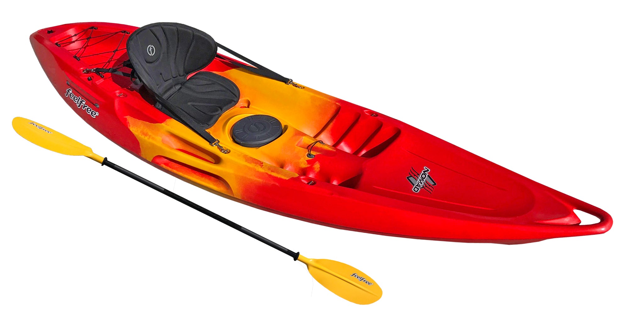 Feelfree Nomad Sport - Deluxe Package - Red/Yellow/Red