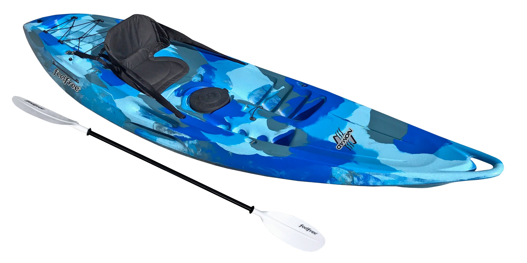 Feelfree Nomad Sport with Wheel - Standard Package - Ocean Camo