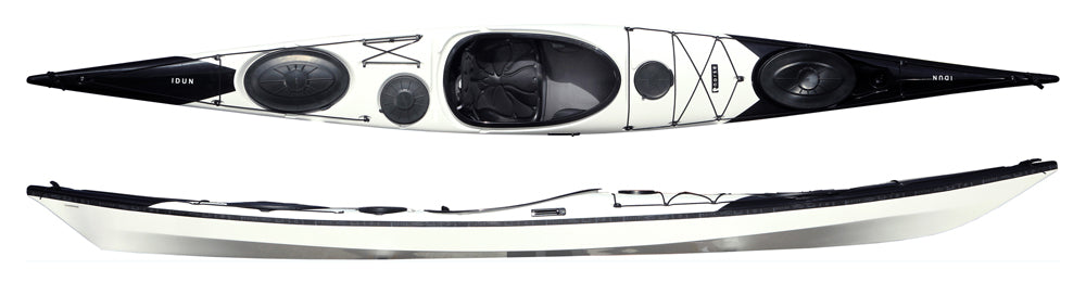 Norse Idun in Black and White Carbon