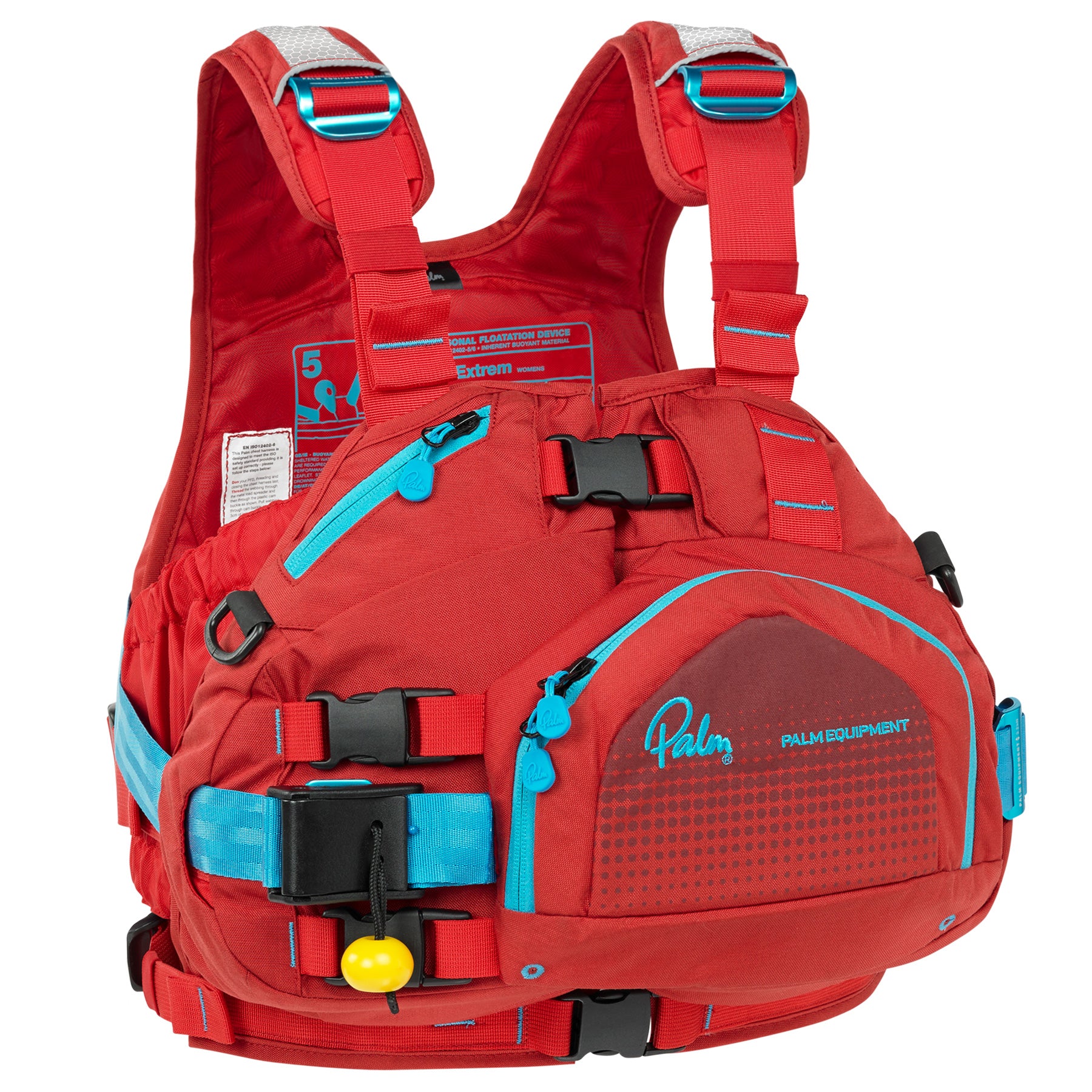 Women specific Palm Extrem Buoyancy aid in flame red