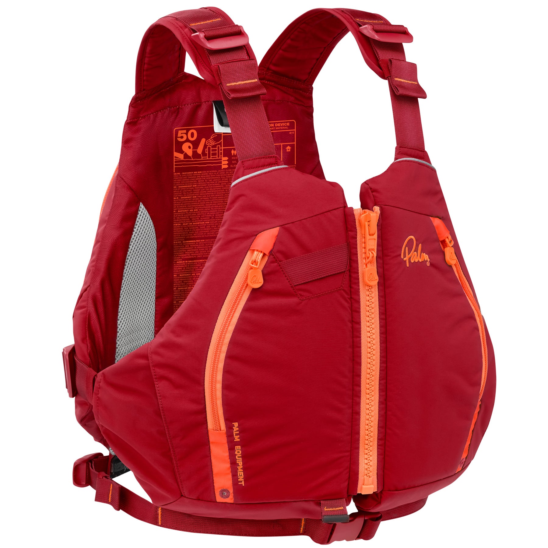 Palm Peyto buoyancy aid in chilli red