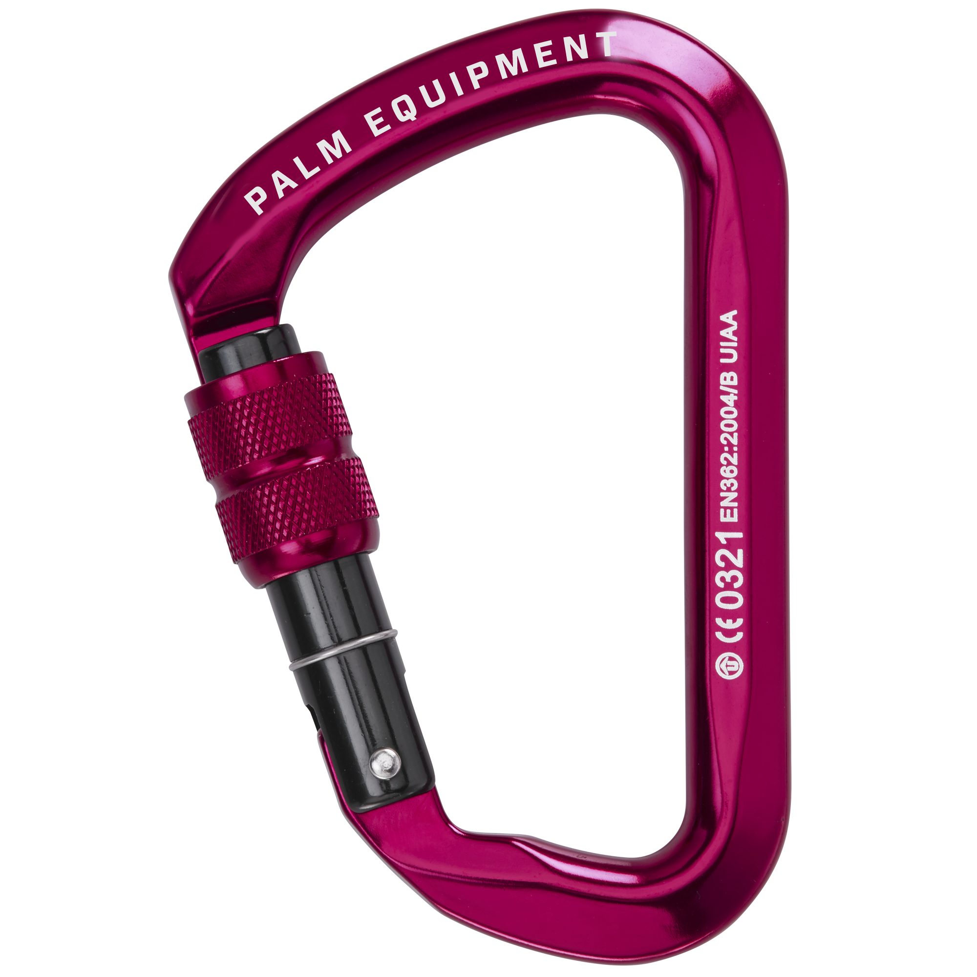 Palm Screw Gate Karabiner - Red