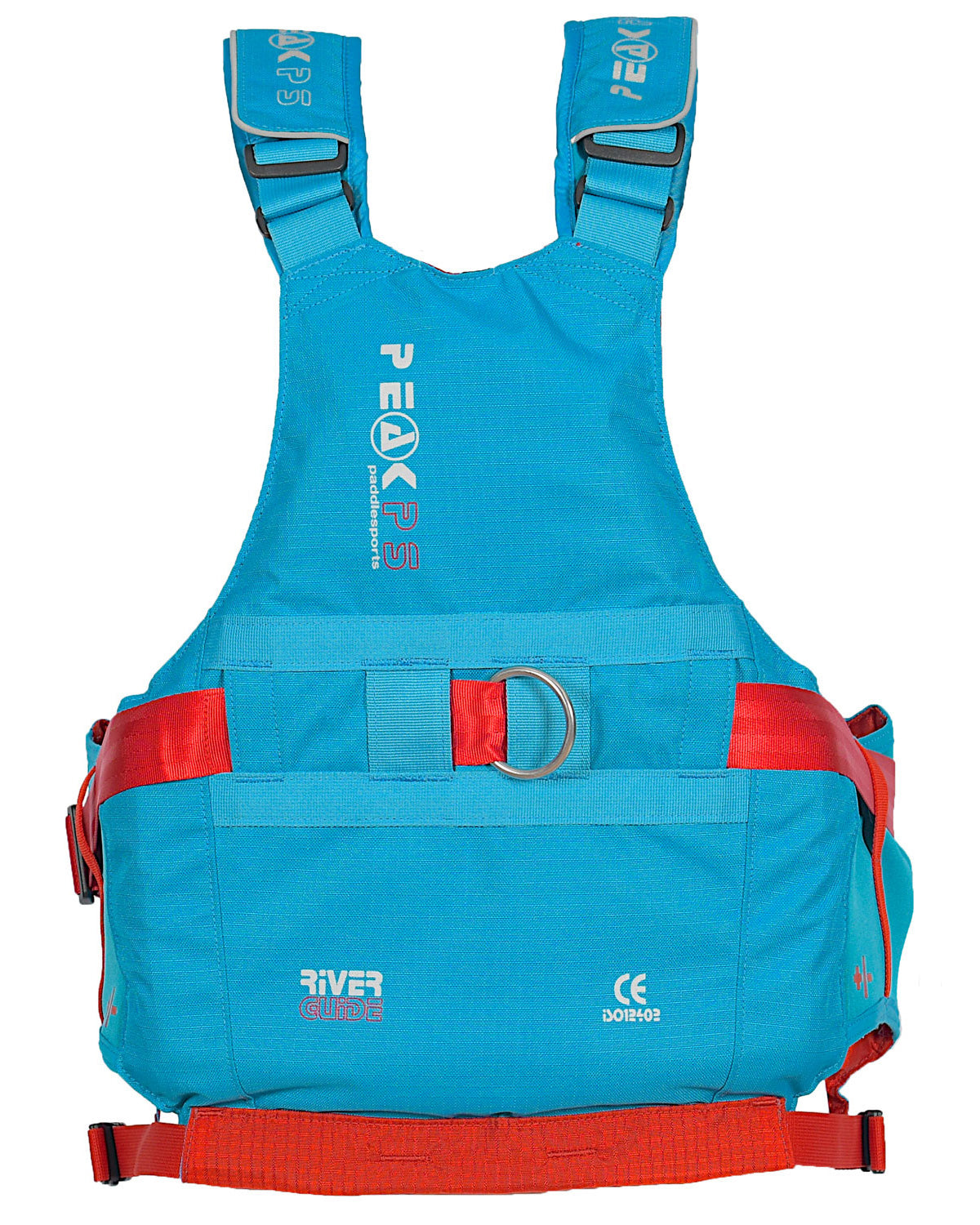 PEAK UK Paddlesports river guide buoyancy aid from the rear