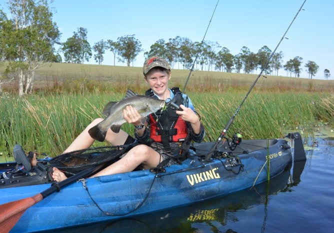 Viking Kayaks profish GT nicely kittted up available from Canoe Shops Group