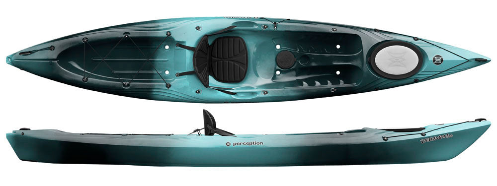 Perception Triumph 13 rudder ready Touring Kayak in Dapper