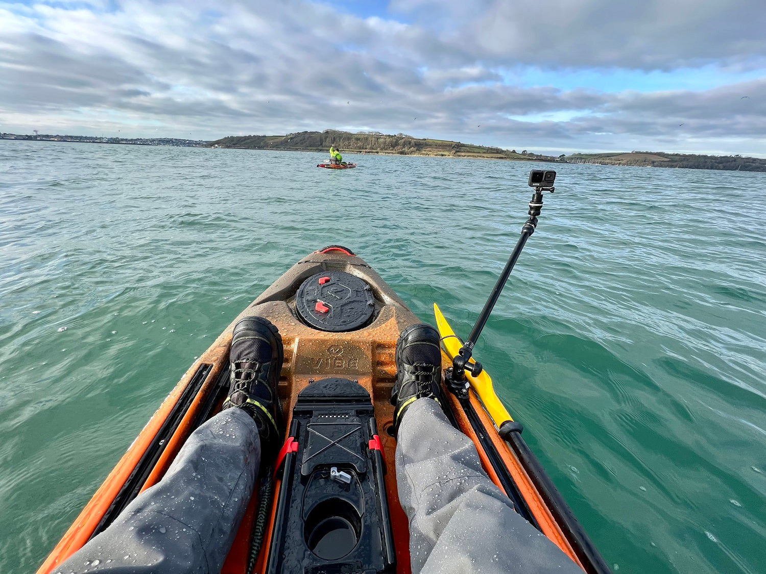 Vibe Sea Ghost 110 on the water