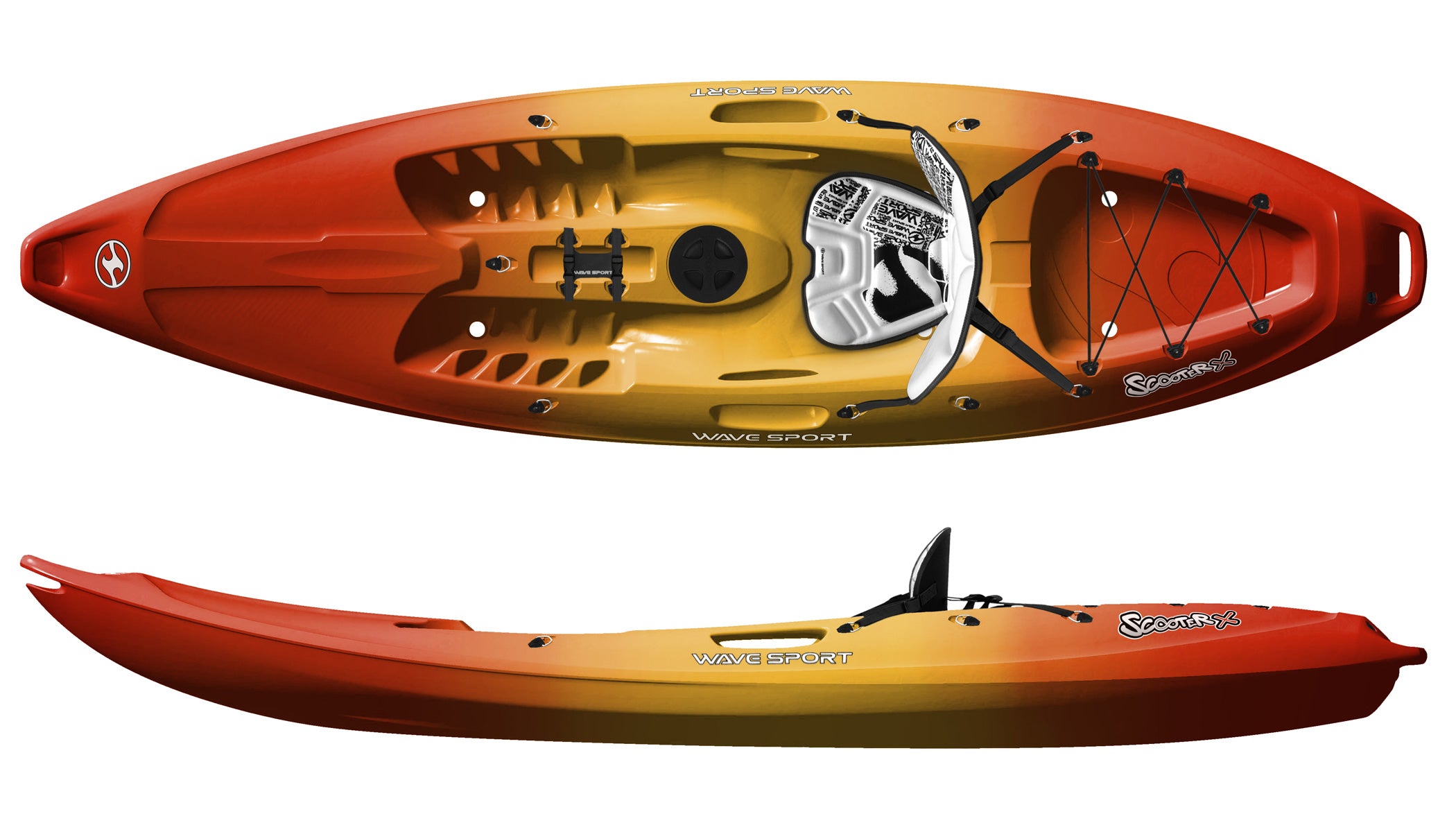 Wave Sport Scooter X in Citrus Twist