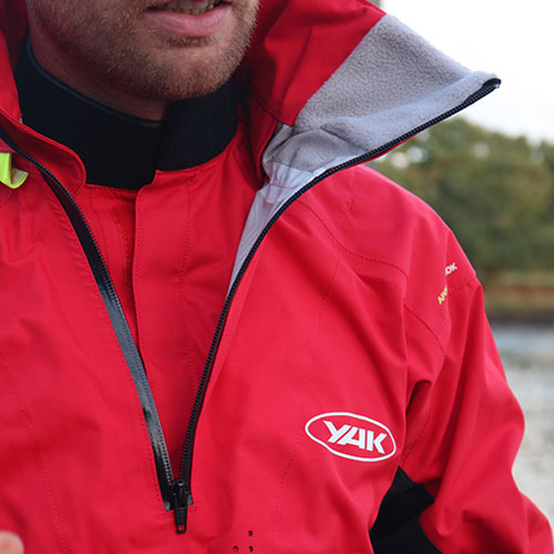 Yak Apollo Touring Jacket with large zipped outer fleece lined collar 