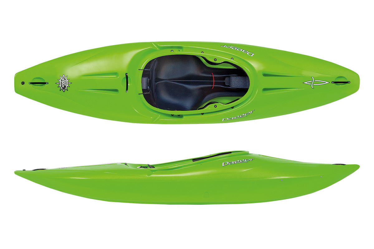 Top and Side of the Dagger GT Max 8.10 in lime