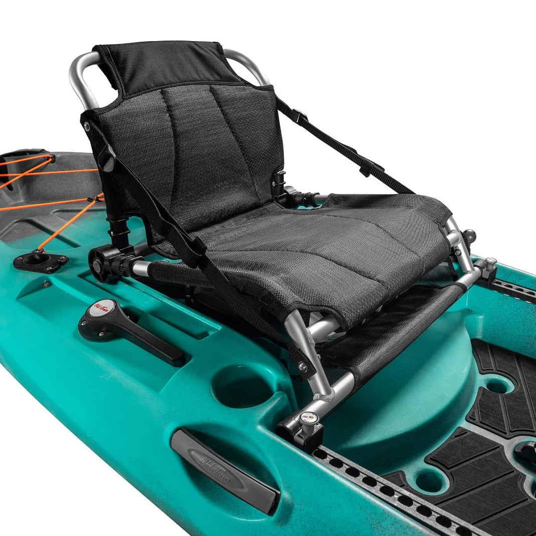 Luxury Seating position on Old Town fishing Kayak
