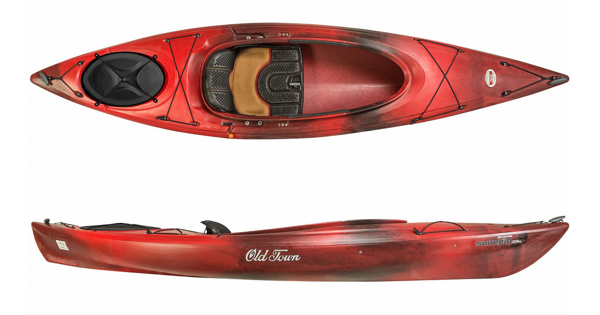 Old Town Sorrento 106 Touring kayak with drop down skeg 