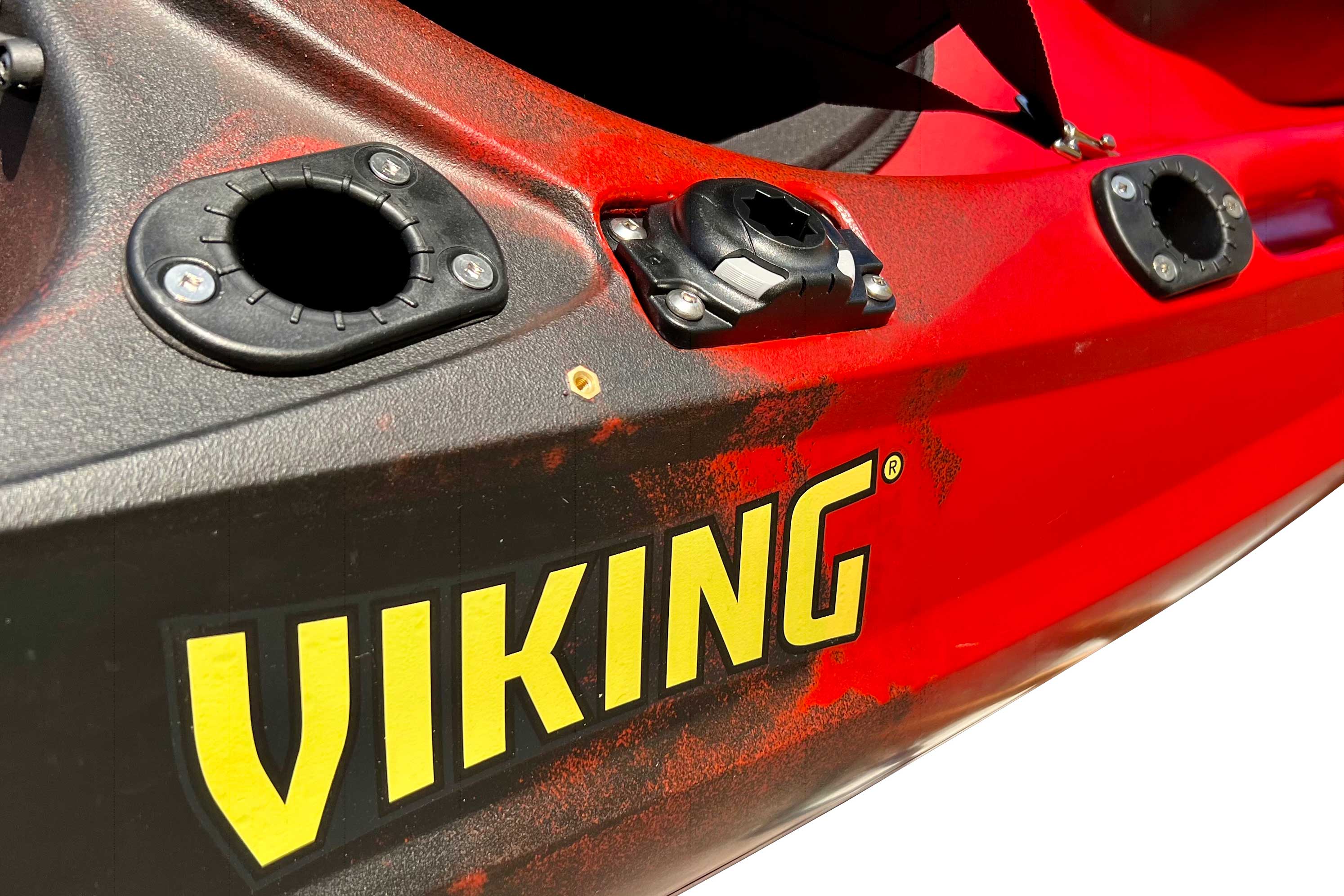 Viking Kayaks with factory fitted Railblaza Starport and rod holders