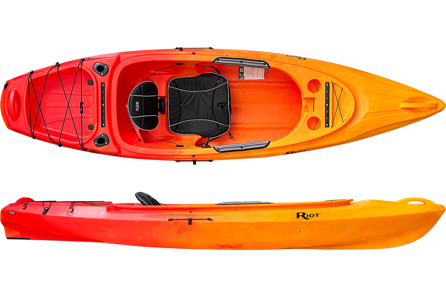 Riot Bayside 10 Open Cockpit Touring Kayaks