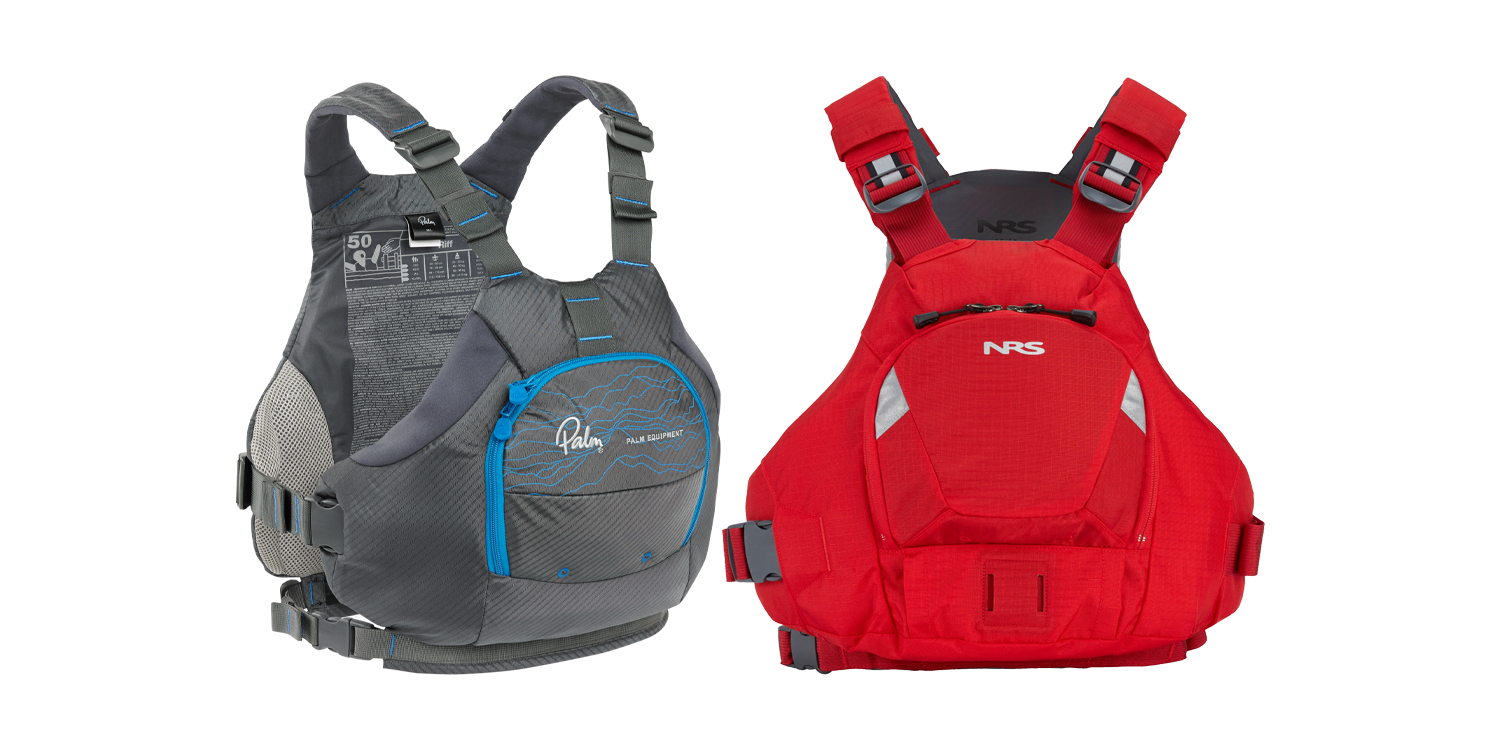 Buoyancy Aids for White Water Kayaking, available from Canoe Shops UK