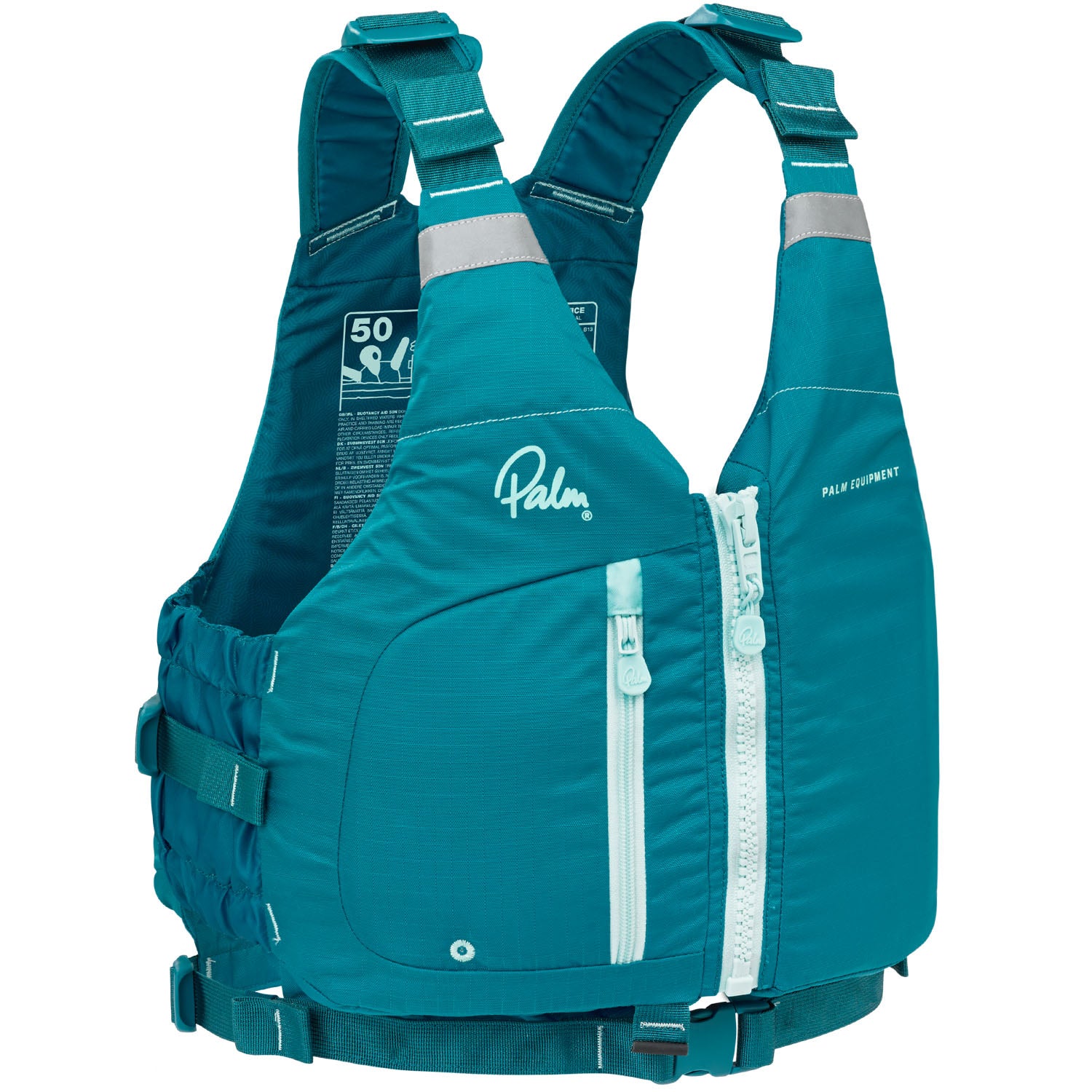 Palm Meander Womens Buoyancy Aid in Teal