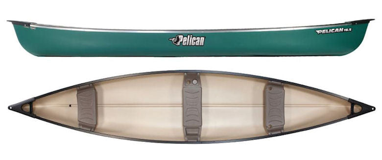Pelican 15.5 top and side profiles