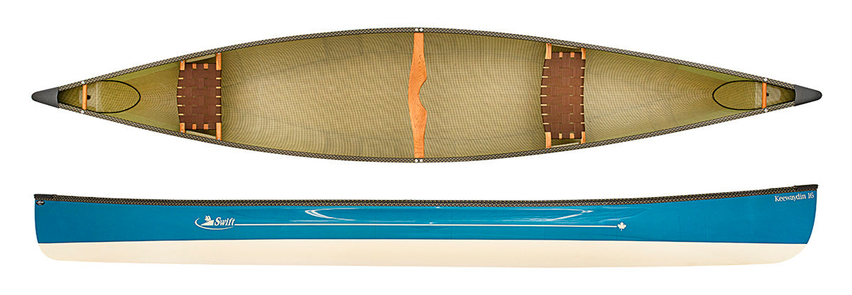 Swift Canoes Keewaydin 16 in Sapphire and Champagne (non standard UK colour)