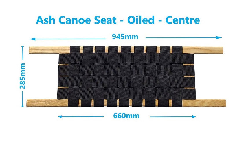 Centre Webbed Canoe Seat (Oiled)