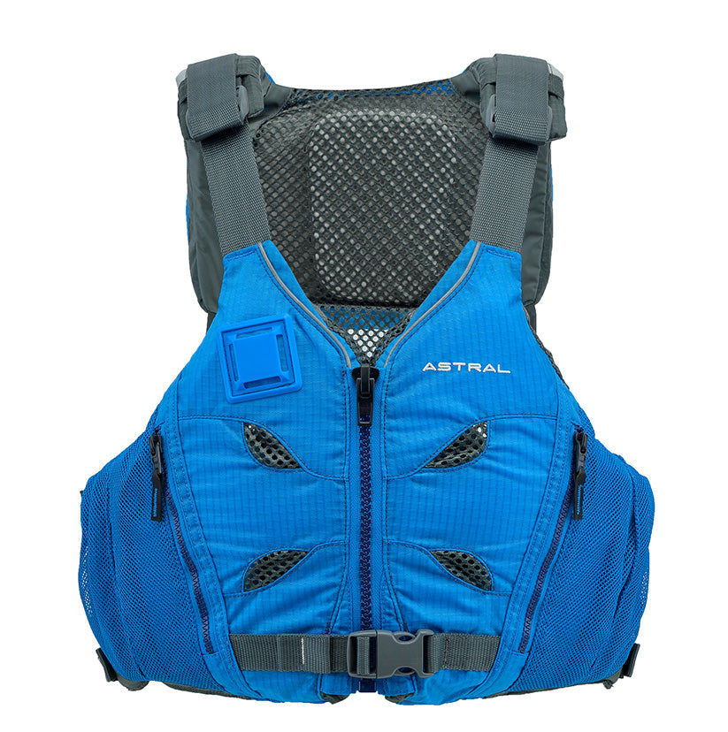 Astral V-Eight buoyancy aid shown in Ocean Blue