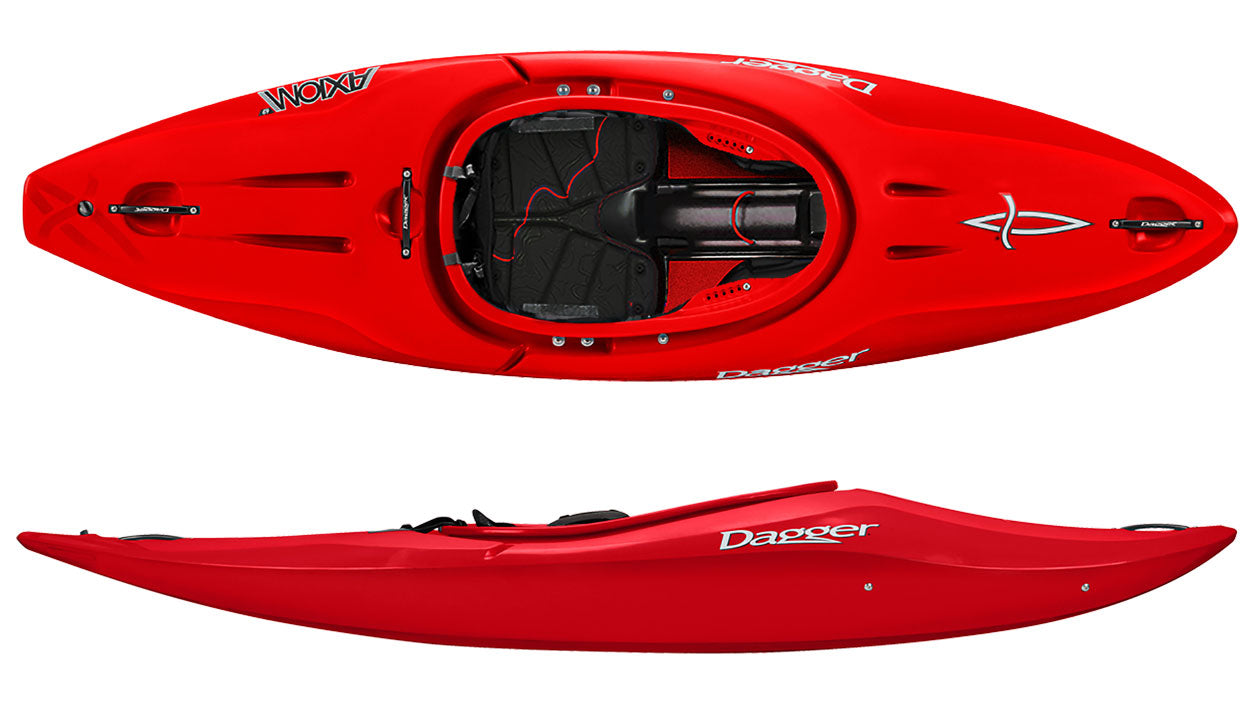 Dagger Axiom in Red available in all sizes from Canoes Shops UK