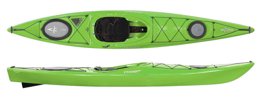 Dagger Stratos 12.5L touring kayak in Lime