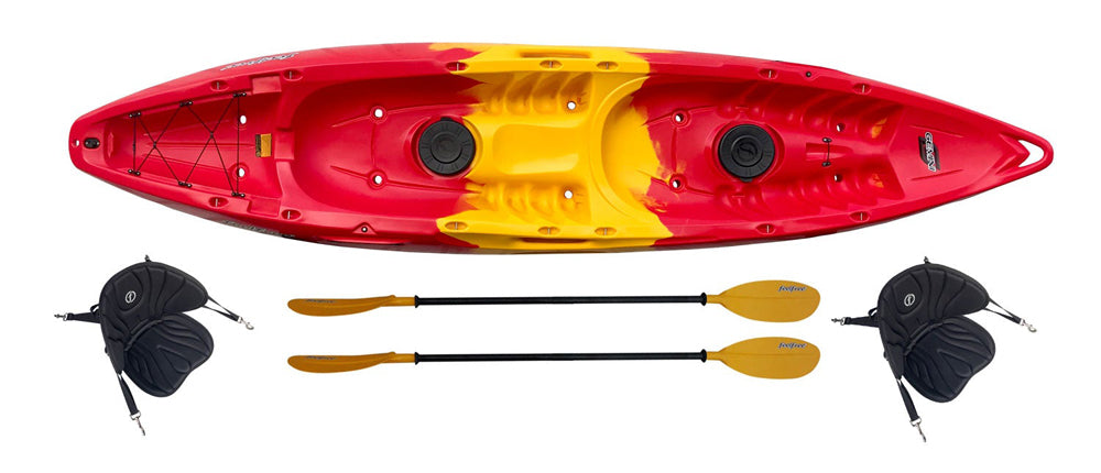 Feelfree Gemini Sport in Red Yellow Red with Deluxe Package