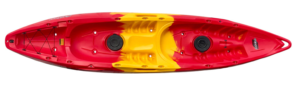 Feelfree Gemini Sport as Kayak Only in Red Yellow Red 