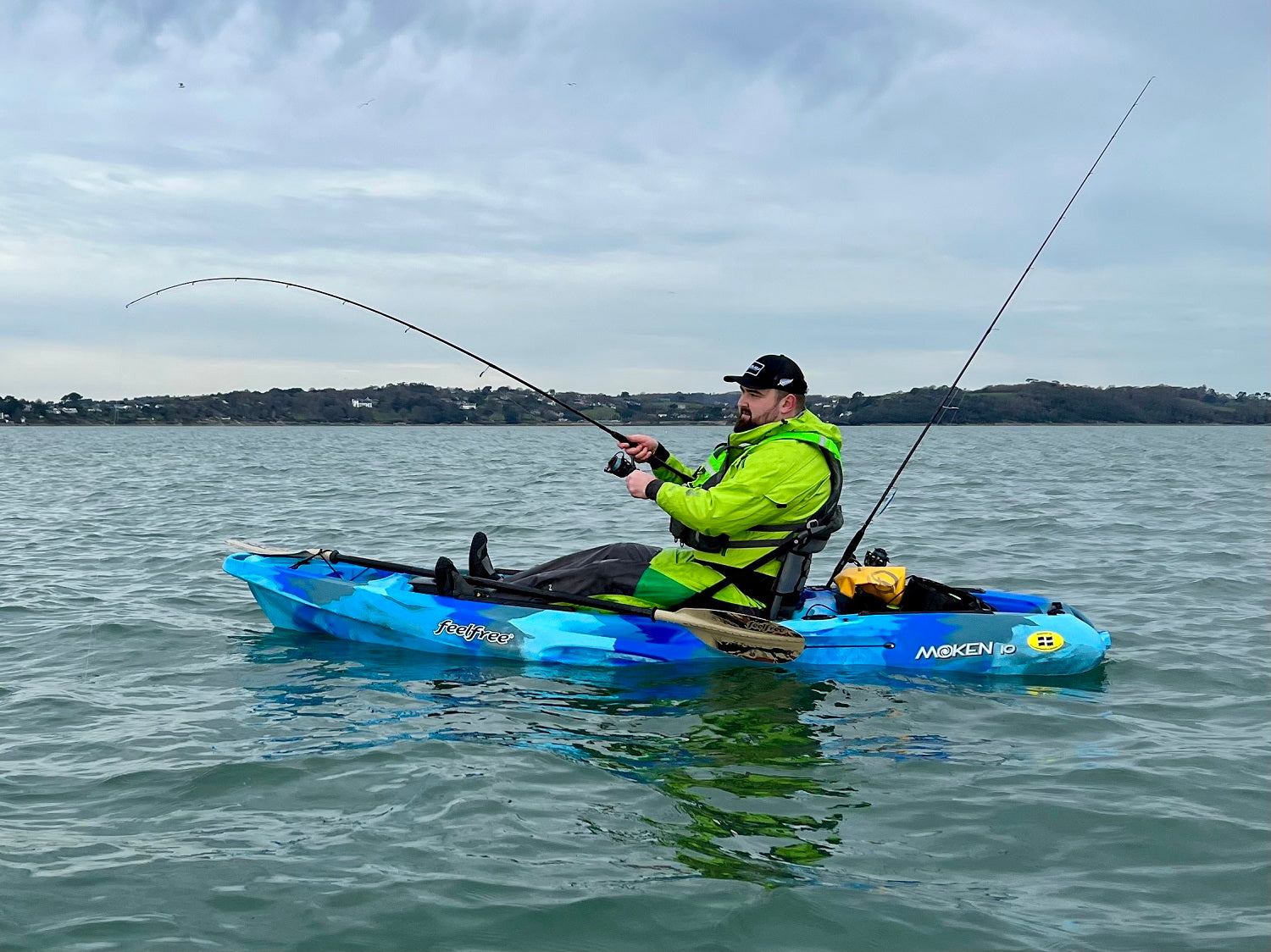 Fishing on the Feelfree Moken 10 V2 kayak