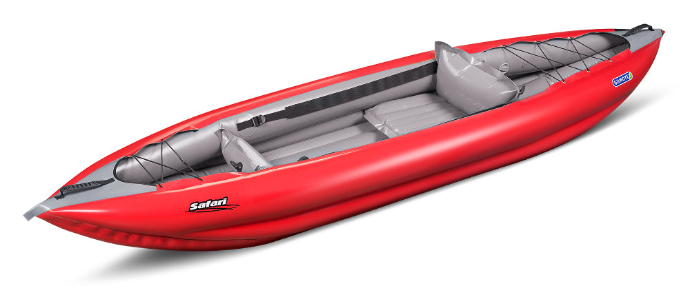 Gumotex Safari Inflatable Kayak - Self Bailing Design for paddling in rapids