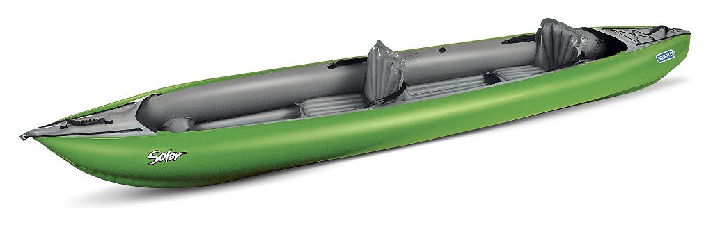 Gumotex Solar Inflatable Kayak in Lime - popular for family kayaking holidays