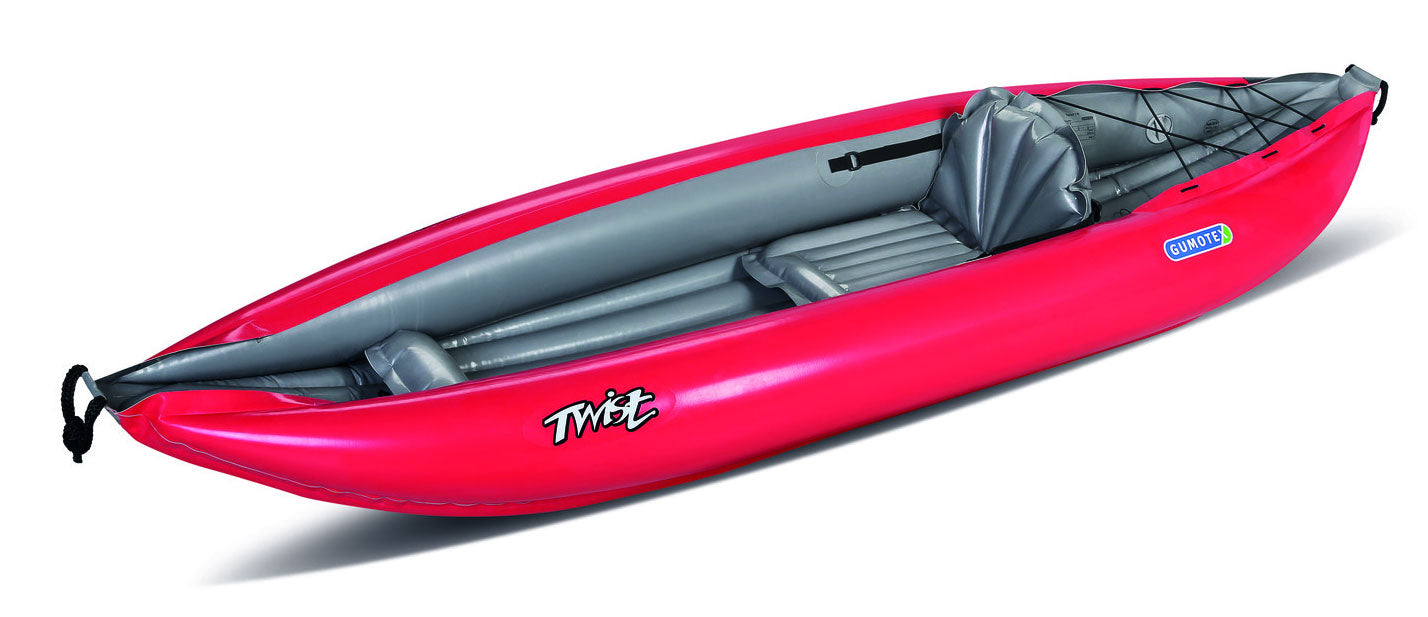 Gumotex Twist 1 Inflatable Kayak in Red available from Canoe Shops UK