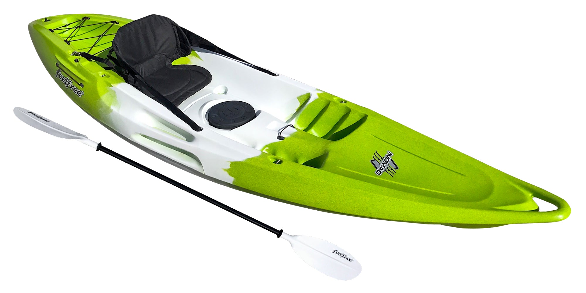 Feelfree Nomad Sport with Wheel - Standard Package - Lime/White/Lime
