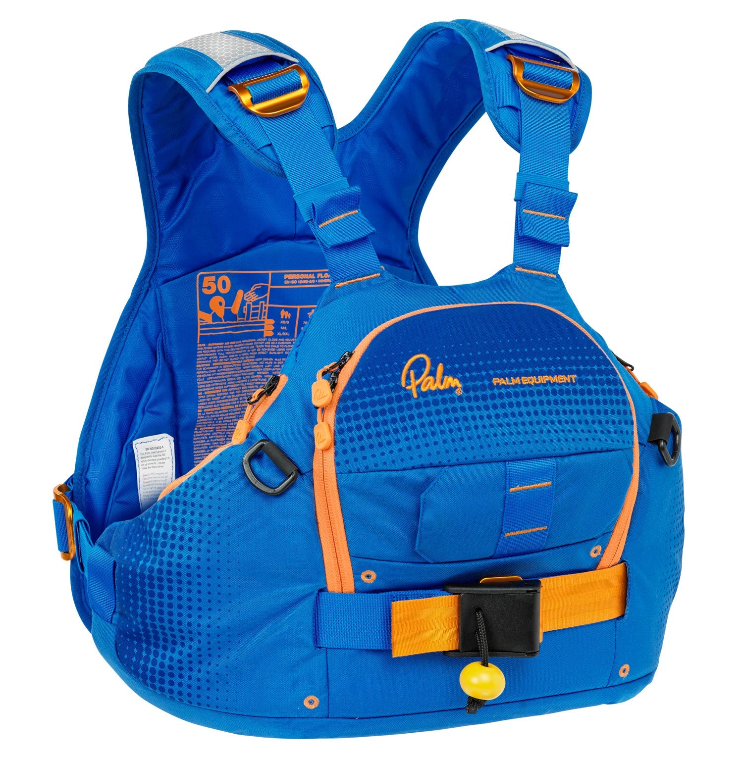 An Ocean/Cobalt Palm Nevis Rescue Buoyancy Aid