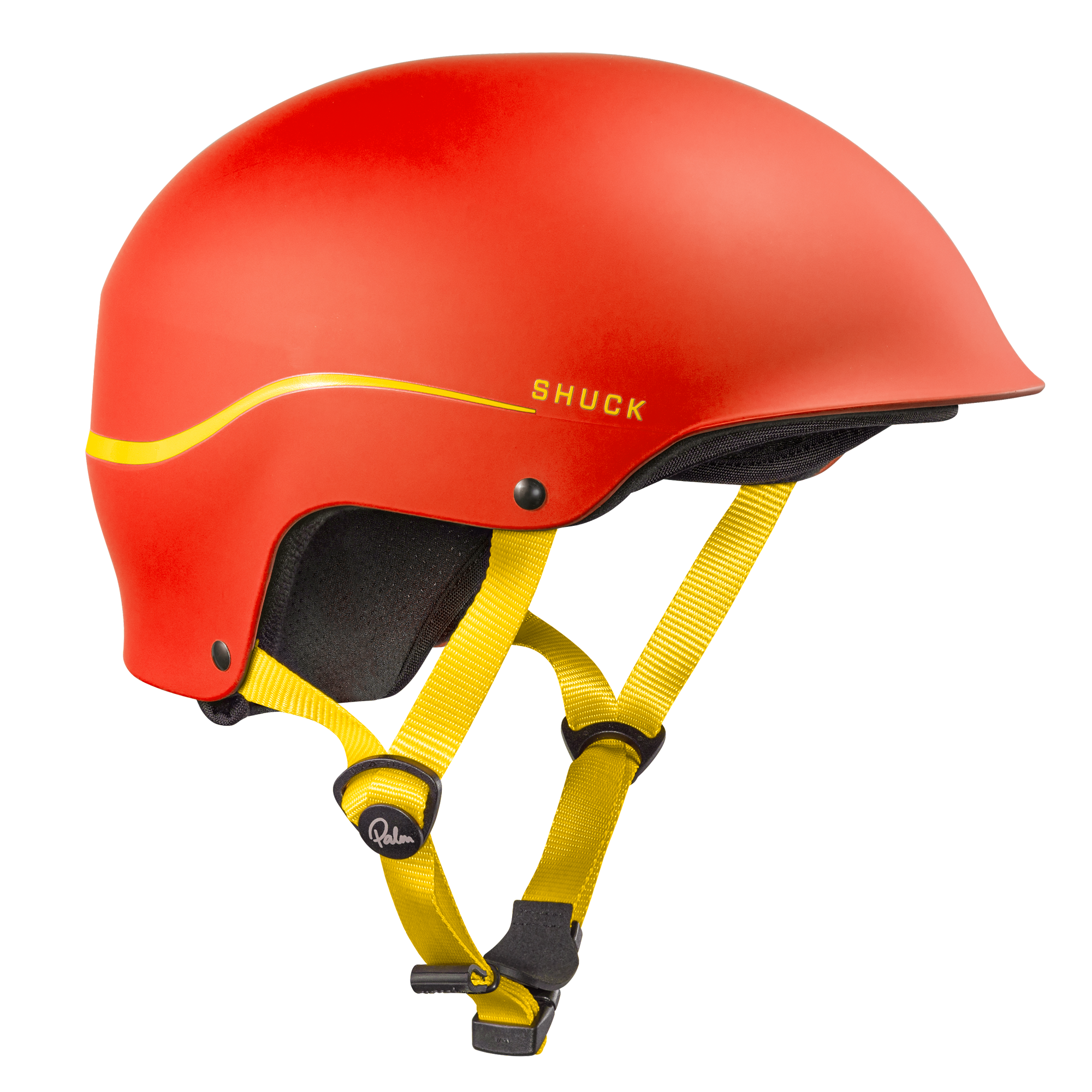 Red Palm Shuck Half Cut helmet