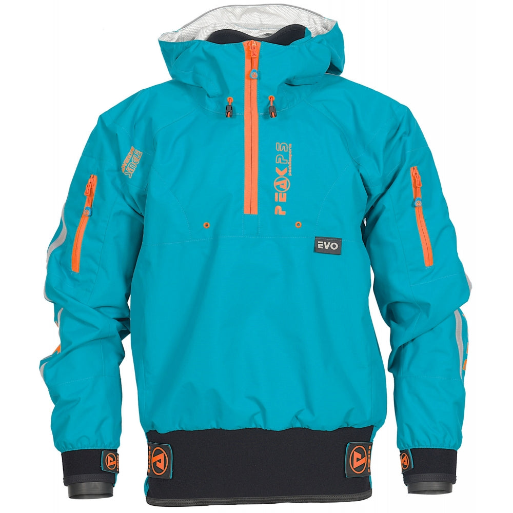 Peak Adventure Single Evo Cagoule in Blue with Orange detail