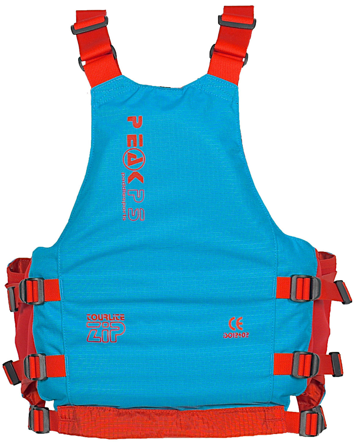 Peak UK tourlite zip from behind in blue
